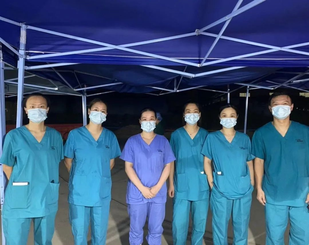 無懼高溫 “疫”往無前 | 惠州希瑪眼科醫院圓滿完成支援新圩核酸采樣任務